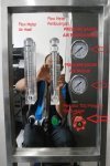 Perhatikan Pressure guage atas berfungsi untuk mengukur tekanan air pembuangan sedangkan pressure guage bawah mengukur tekanan air masuk