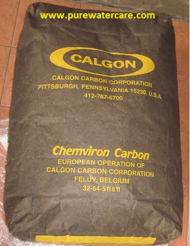 Kemasan Karbon Aktif Calgon Filtrasorb 100 USA 25 kg (batubara)