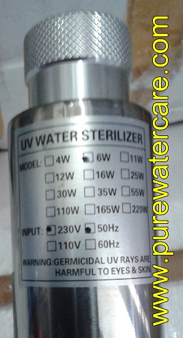 Spesifikasi Ultraviolet Wonderlight Cap 1 Gpm 